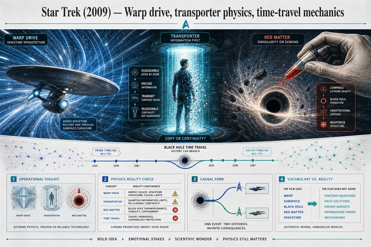 Chapter 69. Star Trek (2009) — Warp drive, transporter physics, time-travel mechanics - chapter poster