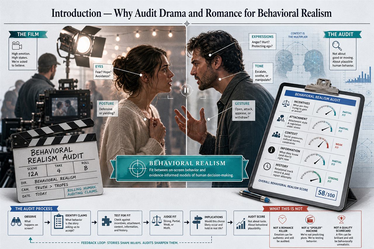 Introduction — Why Audit Drama and Romance for Behavioral Realism - chapter poster