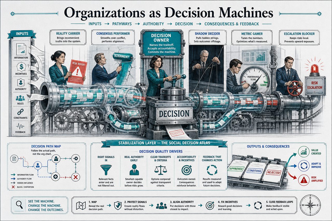 Chapter 8. Organizations as Decision Machines - chapter poster