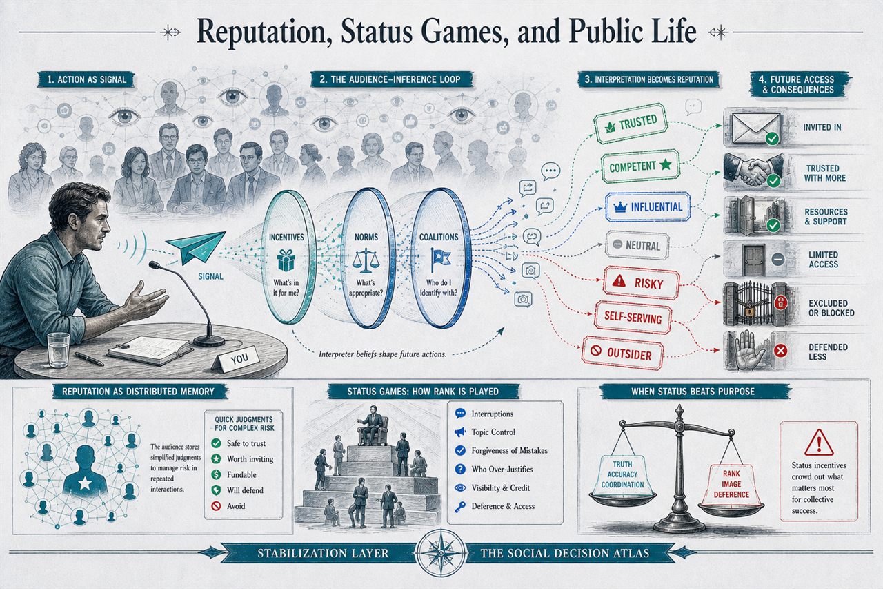 Chapter 28. Reputation, Status Games, and Public Life - chapter poster