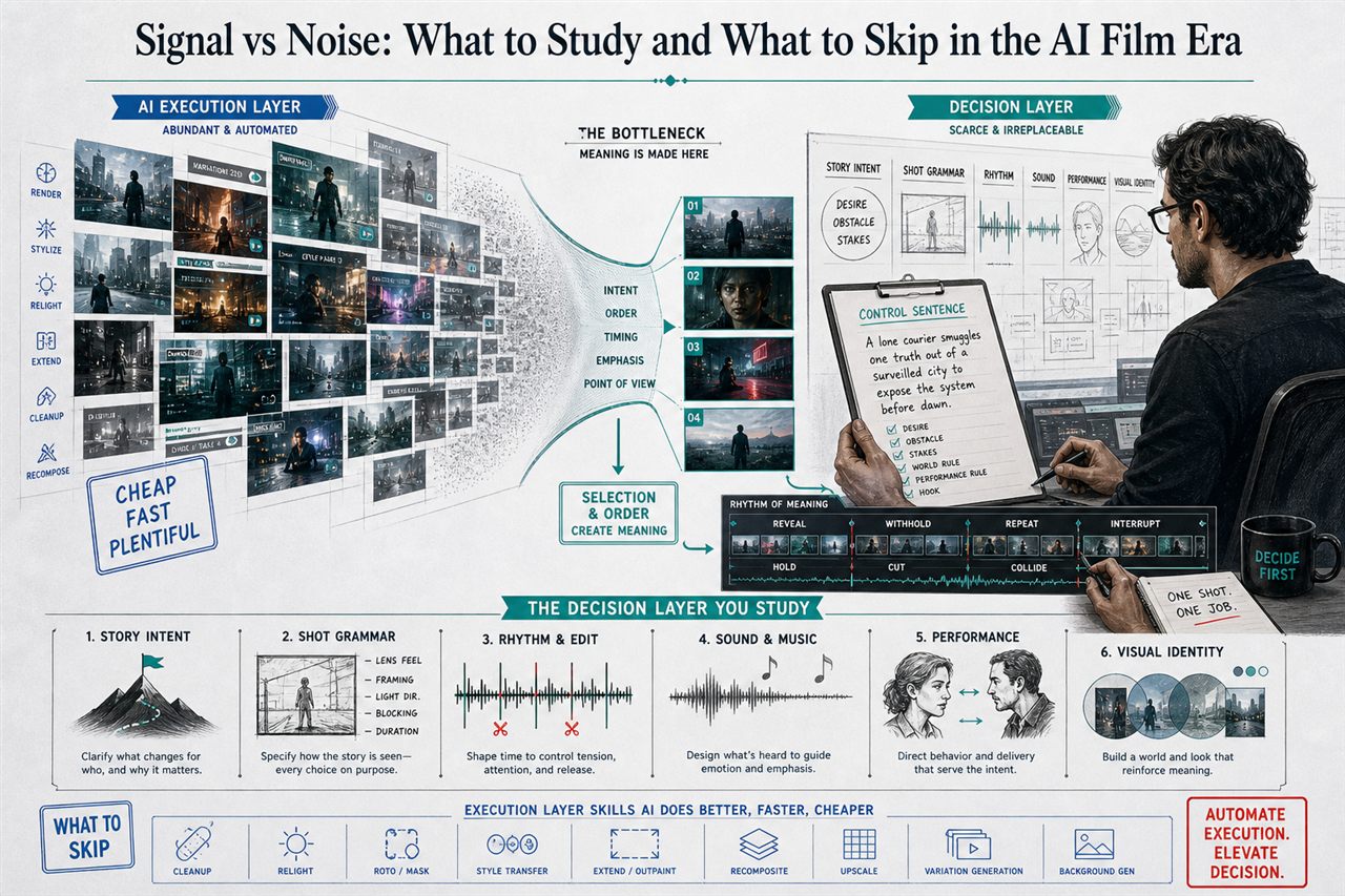 Chapter 2. Signal vs Noise: What to Study and What to Skip in the AI Film Era - chapter poster