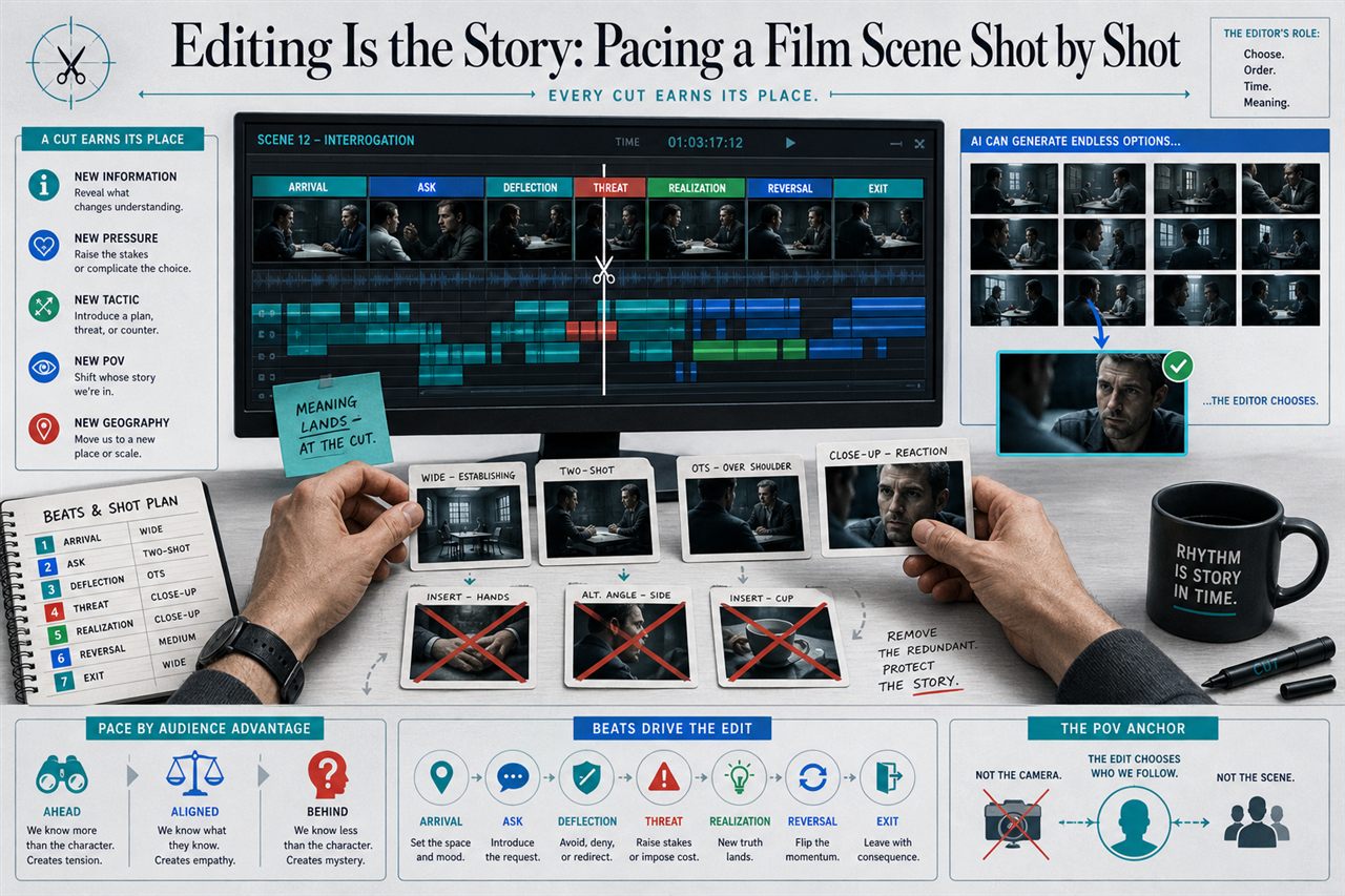 Chapter 7. Editing Is the Story: Pacing a Film Scene Shot by Shot - chapter poster