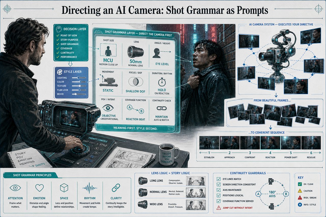 Chapter 13. Directing an AI Camera: Shot Grammar as Prompts - chapter poster