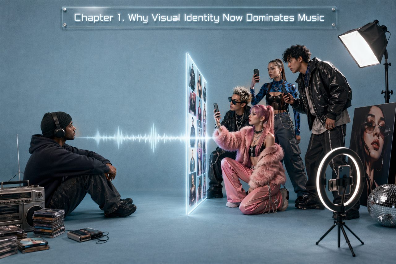 Chapter 1. Why Visual Identity Now Dominates Music - chapter poster