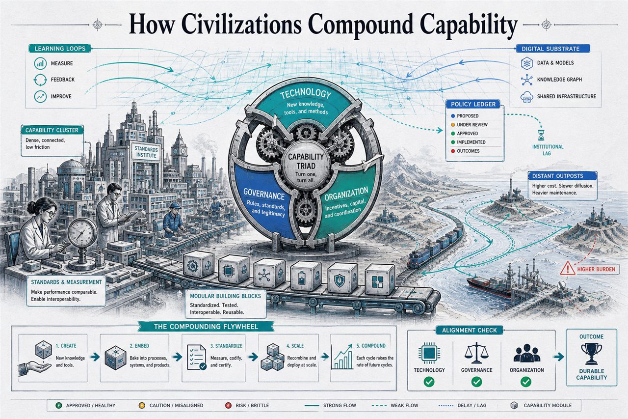Chapter 2. How Civilizations Compound Capability - chapter poster