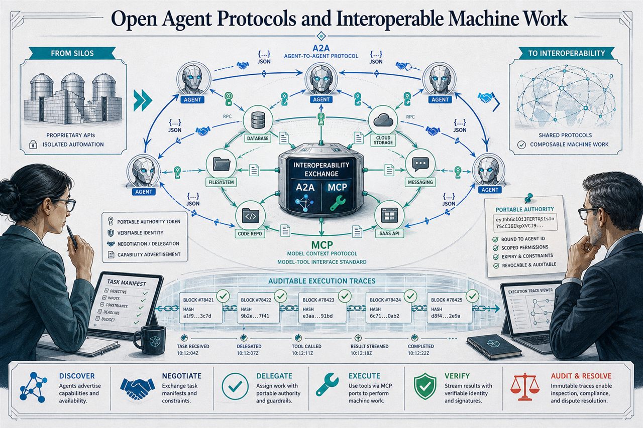 Chapter 8. Open Agent Protocols and Interoperable Machine Work - chapter poster
