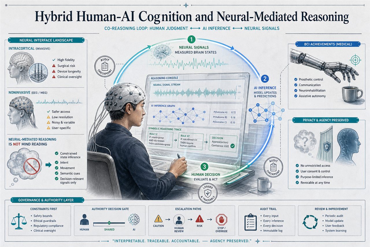 Chapter 13. Hybrid Human-AI Cognition and Neural-Mediated Reasoning - chapter poster