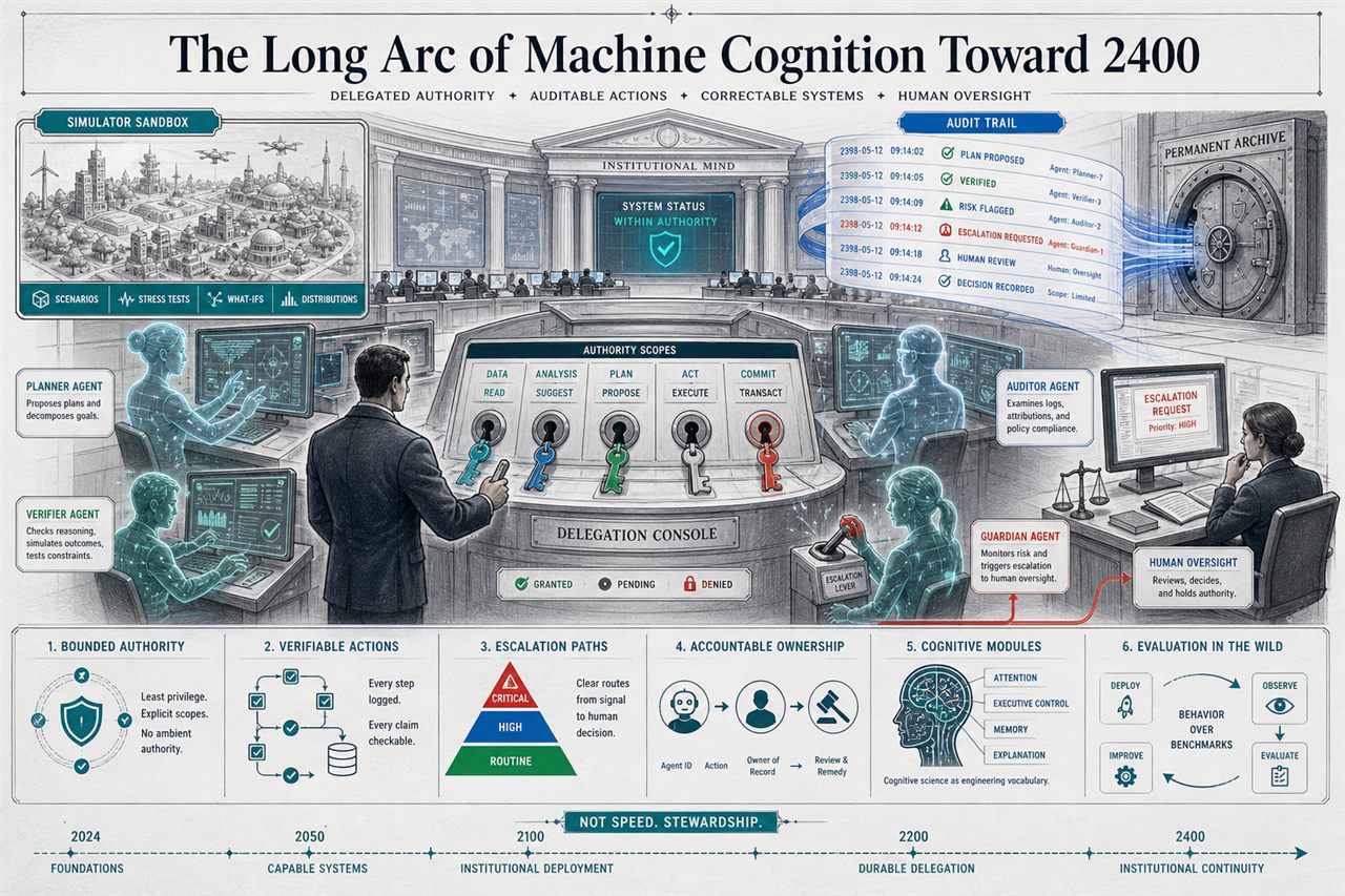 Chapter 15. The Long Arc of Machine Cognition Toward 2400 - chapter poster