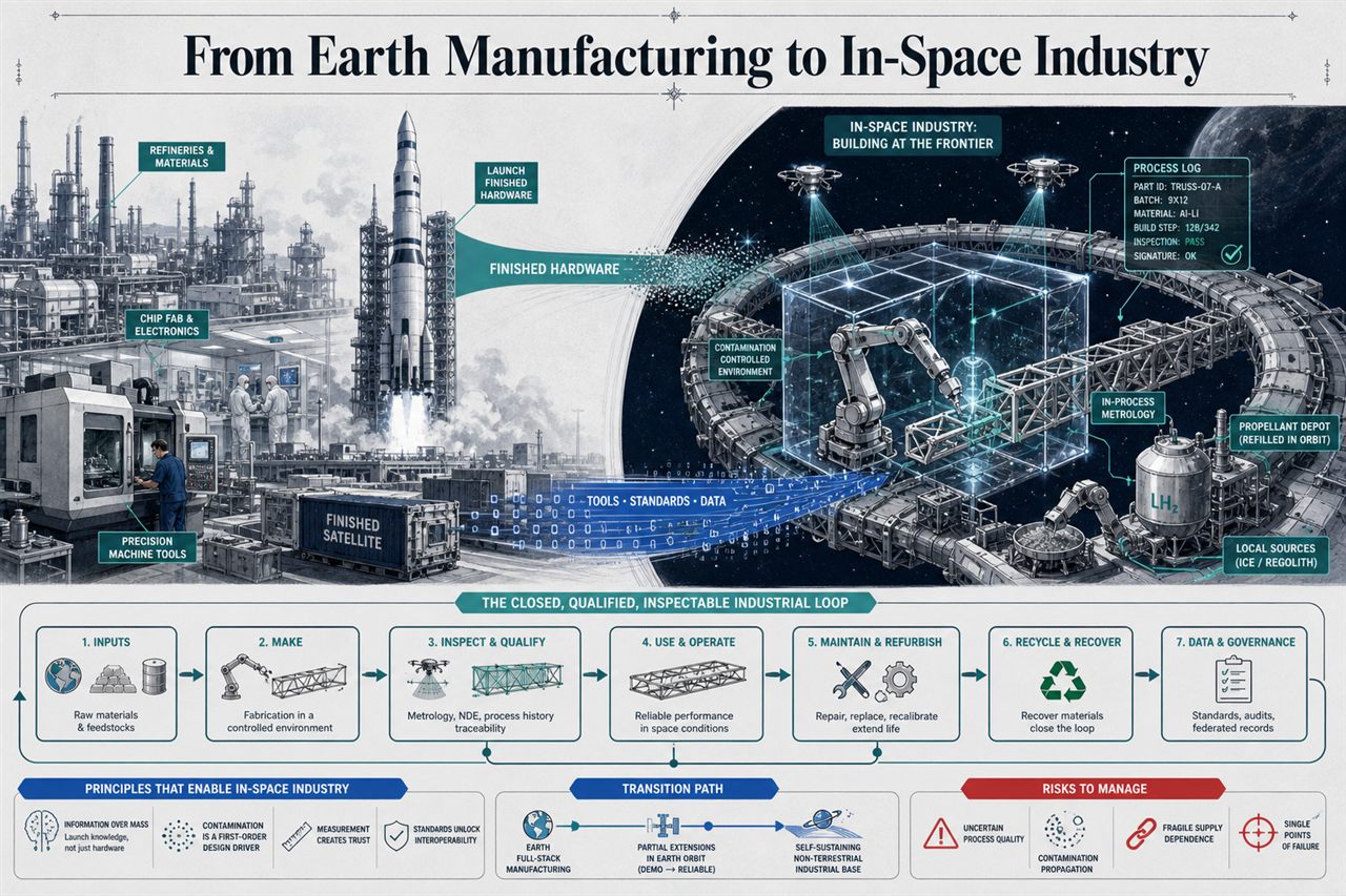 Chapter 44. From Earth Manufacturing to In-Space Industry - chapter poster