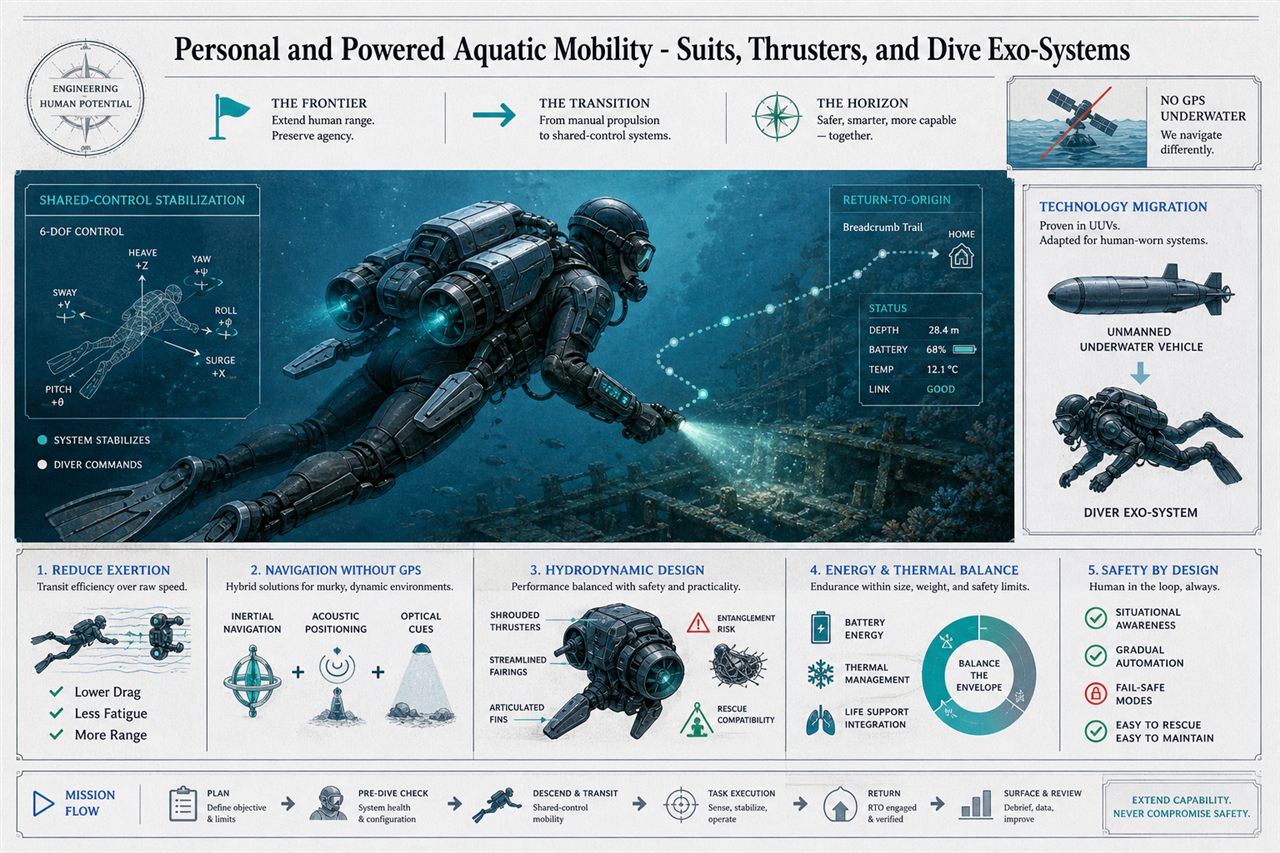 Chapter 49. Personal and Powered Aquatic Mobility - Suits, Thrusters, and Dive Exo-Systems - chapter poster