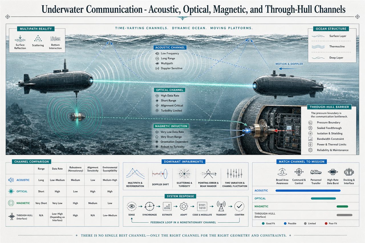 Chapter 51. Underwater Communication - Acoustic, Optical, Magnetic, and Through-Hull Channels - chapter poster