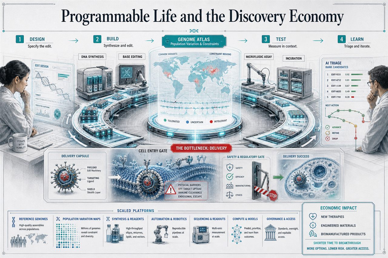 Chapter 72. Programmable Life and the Discovery Economy - chapter poster