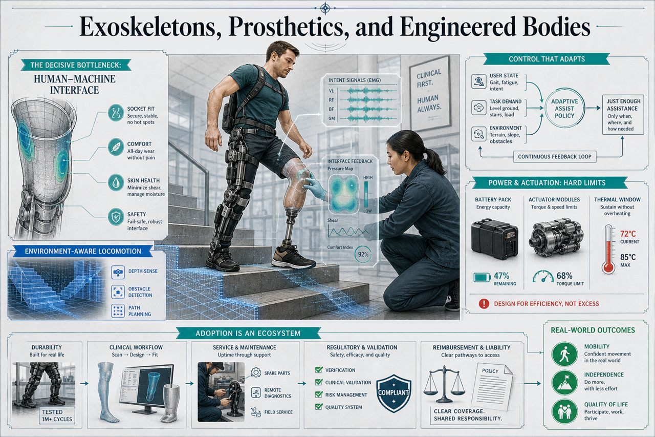 Chapter 102. Exoskeletons, Prosthetics, and Engineered Bodies - chapter poster