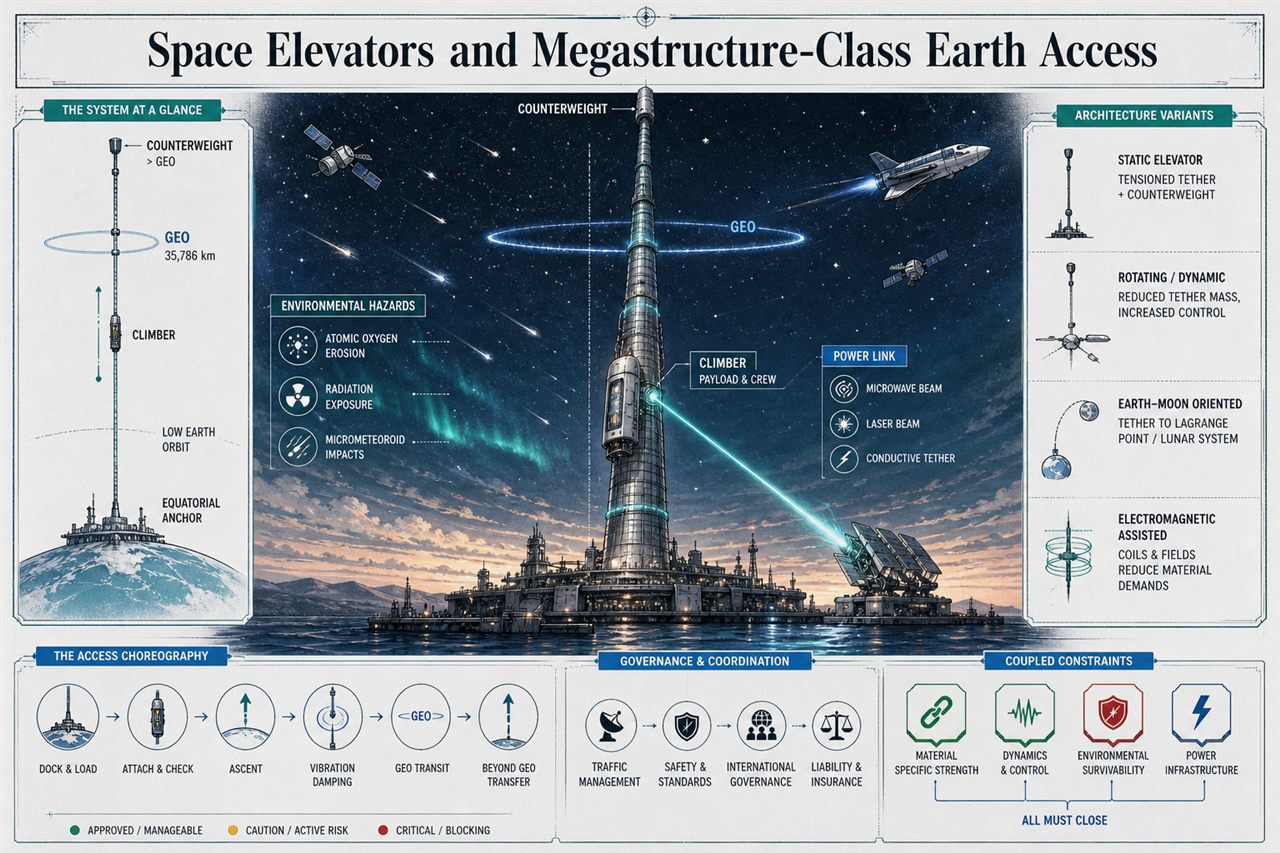 Chapter 114. Space Elevators and Megastructure-Class Earth Access - chapter poster