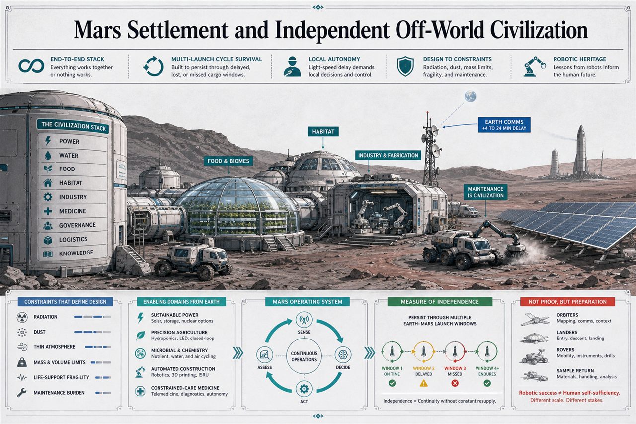 Chapter 123. Mars Settlement and Independent Off-World Civilization - chapter poster