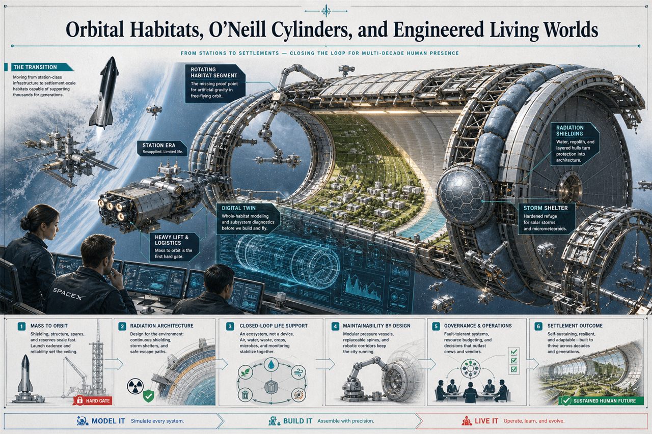 Chapter 127. Orbital Habitats, O'Neill Cylinders, and Engineered Living Worlds - chapter poster