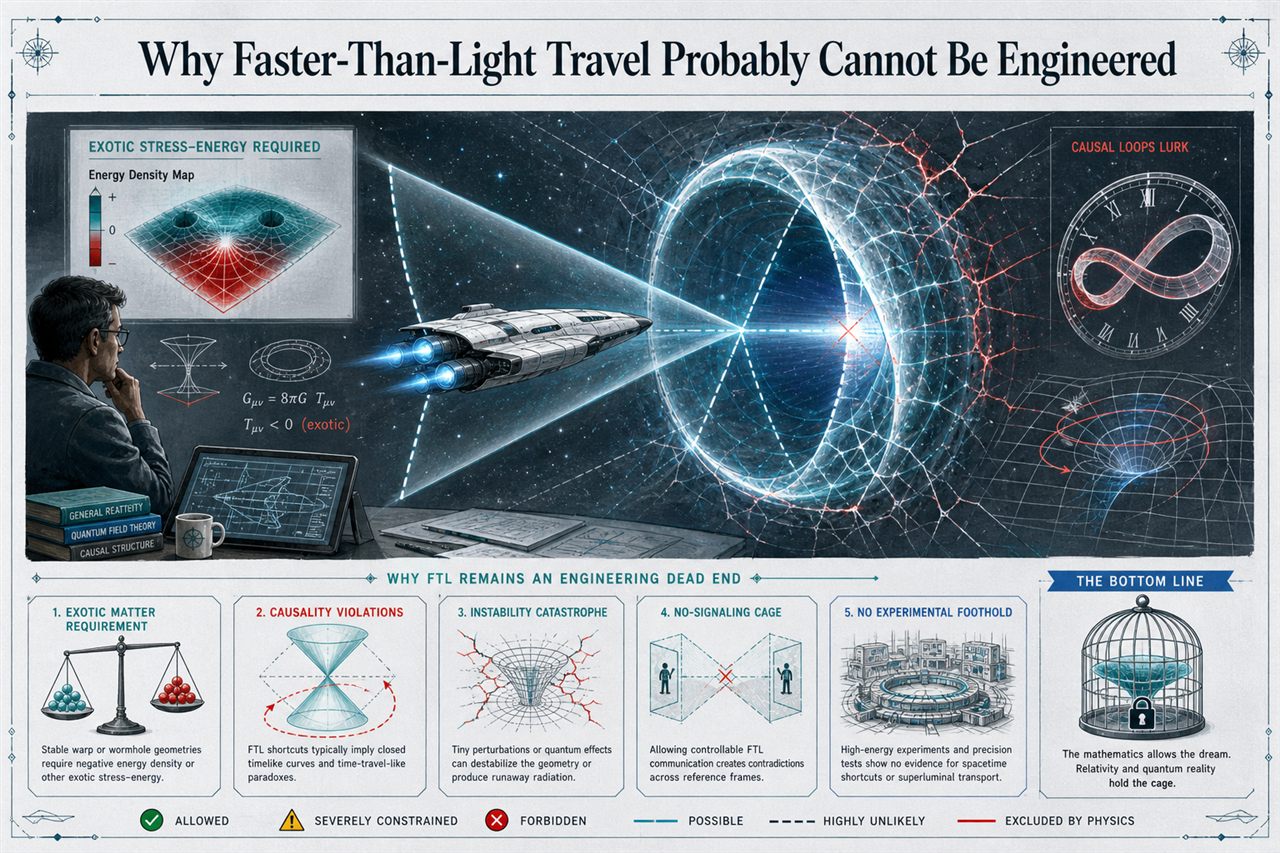 Chapter 134. Why Faster-Than-Light Travel Probably Cannot Be Engineered - chapter poster