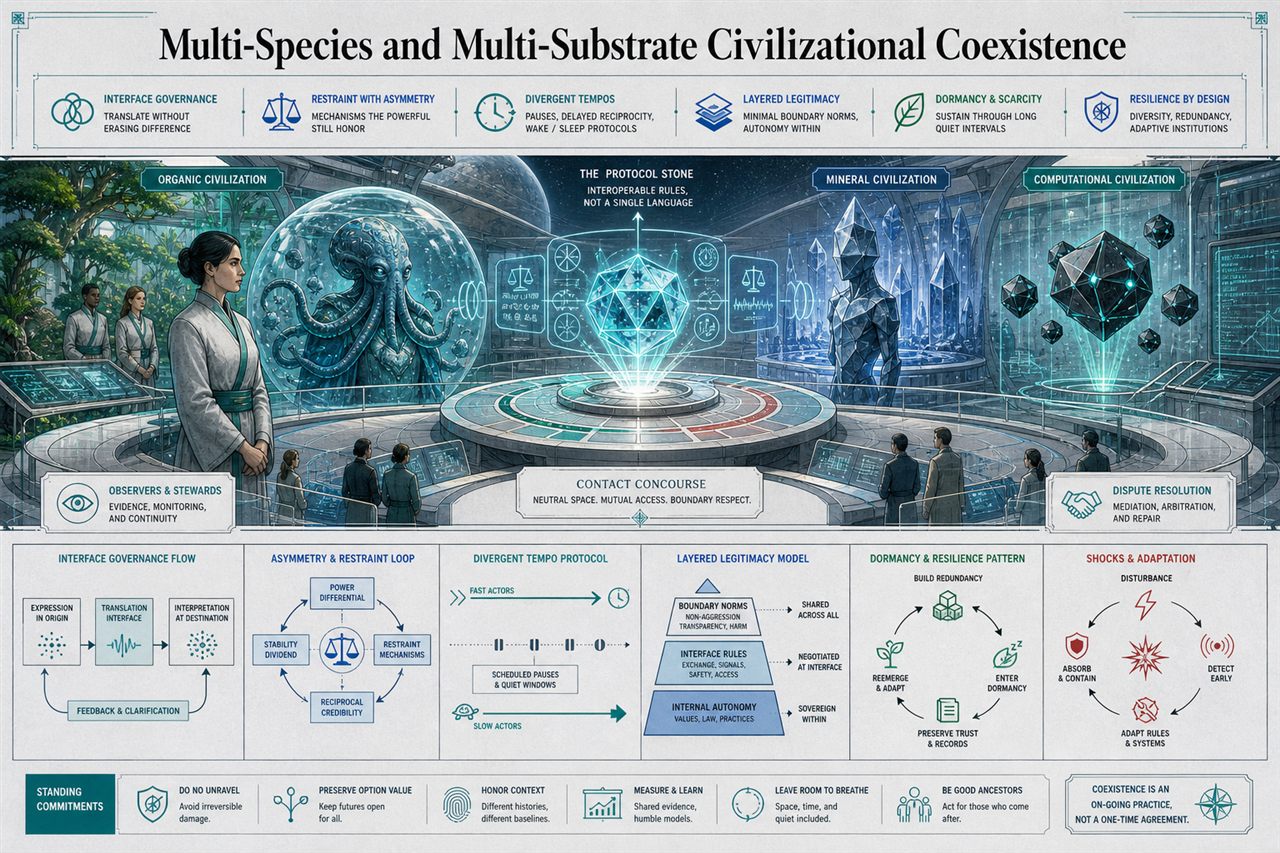 Chapter 145. Multi-Species and Multi-Substrate Civilizational Coexistence - chapter poster