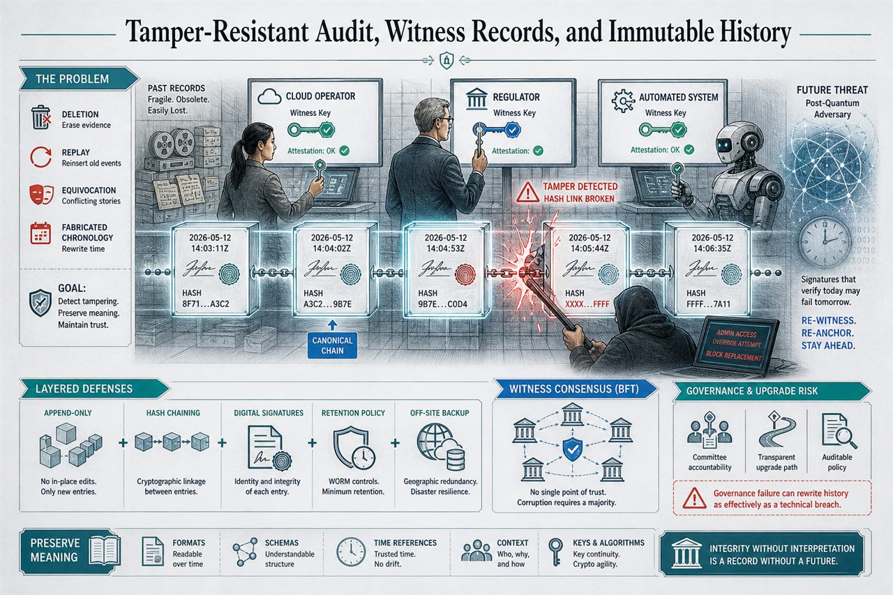 Chapter 152. Tamper-Resistant Audit, Witness Records, and Immutable History - chapter poster