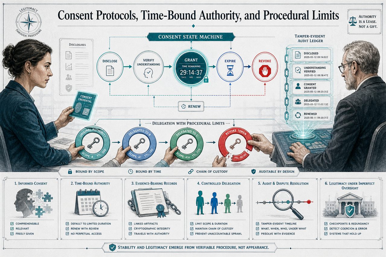 Chapter 154. Consent Protocols, Time-Bound Authority, and Procedural Limits - chapter poster