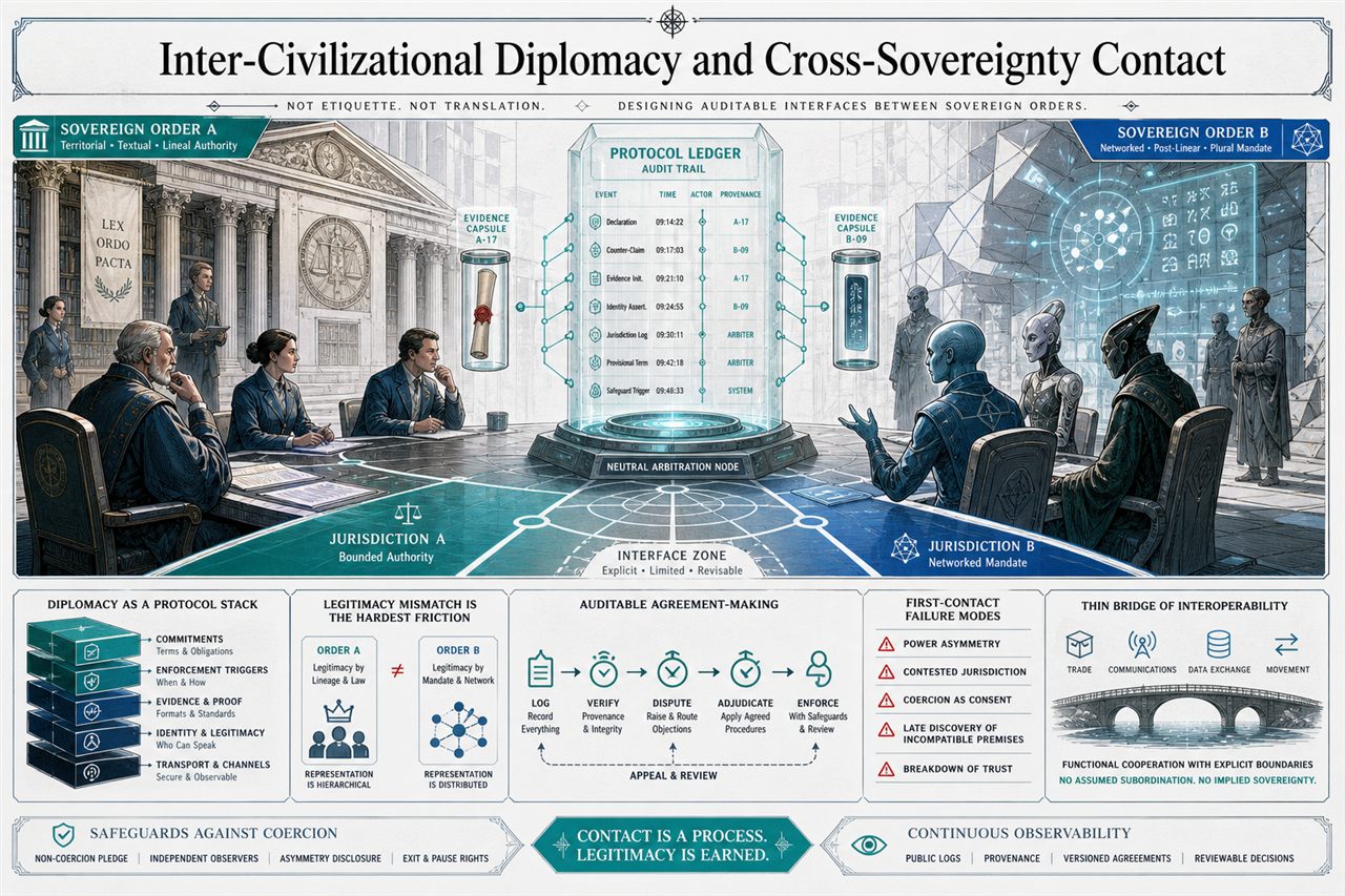 Chapter 168. Inter-Civilizational Diplomacy and Cross-Sovereignty Contact - chapter poster