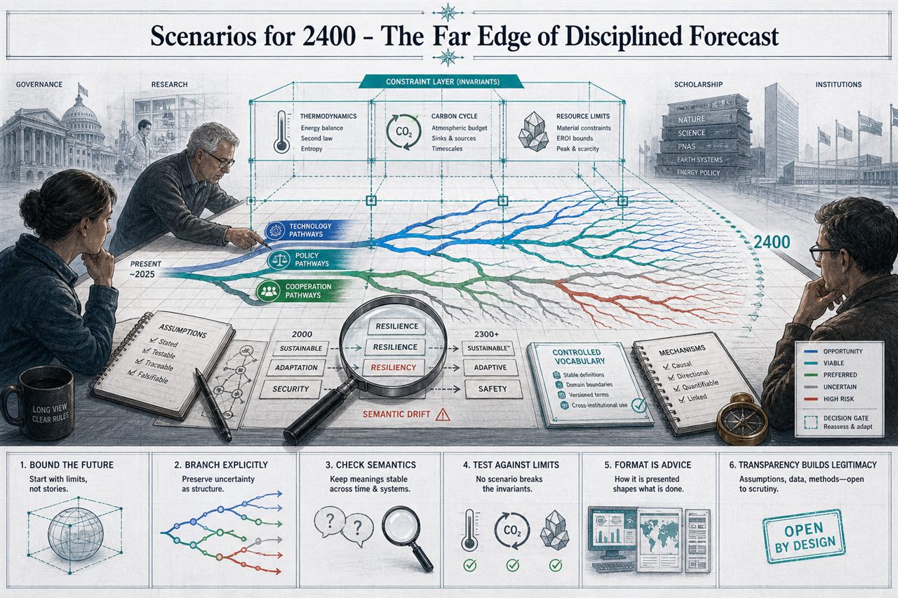 Chapter 191. Scenarios for 2400 - The Far Edge of Disciplined Forecast - chapter poster