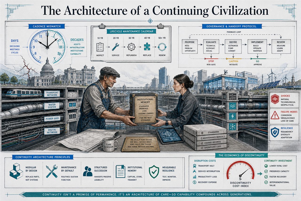 Chapter 206. The Architecture of a Continuing Civilization - chapter poster
