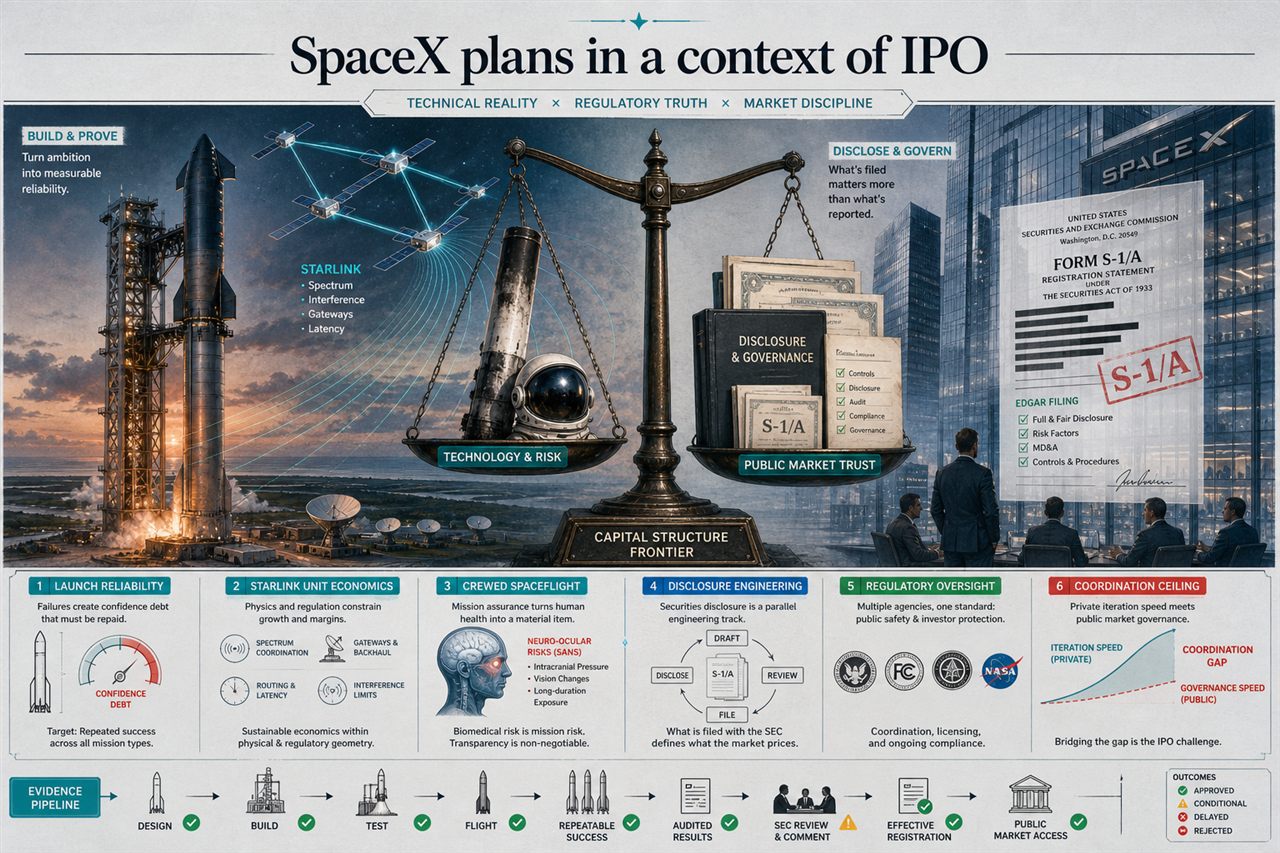 Chapter 207. SpaceX plans in a context of IPO - chapter poster